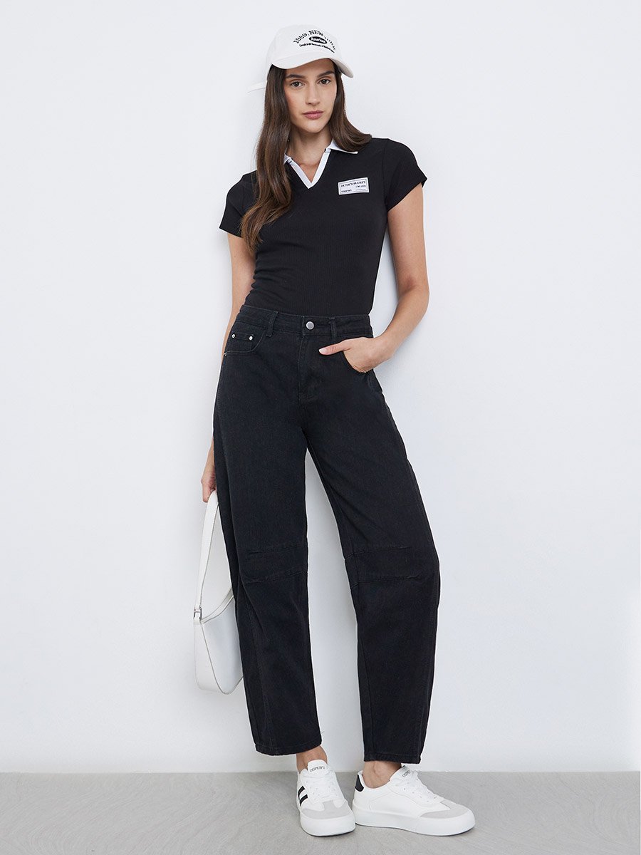 High Rise Relaxed Fit Jeans