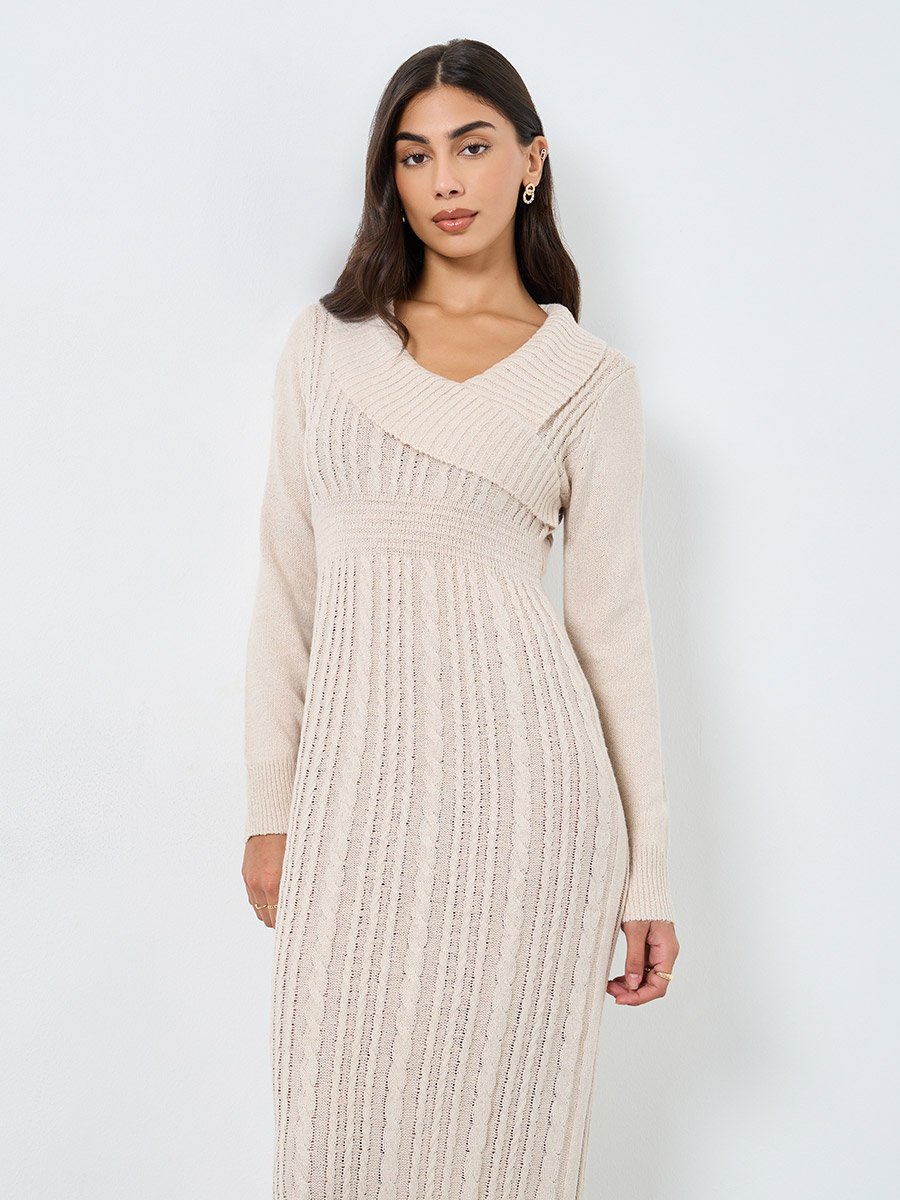 beaded cocktail dresses sale Alyssa Beige Green Halterneck Bodycon Dress main image 0