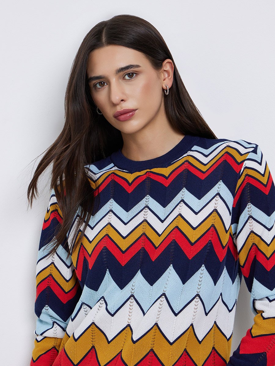 Early Autumn Knitted Long Sleeve Sweater