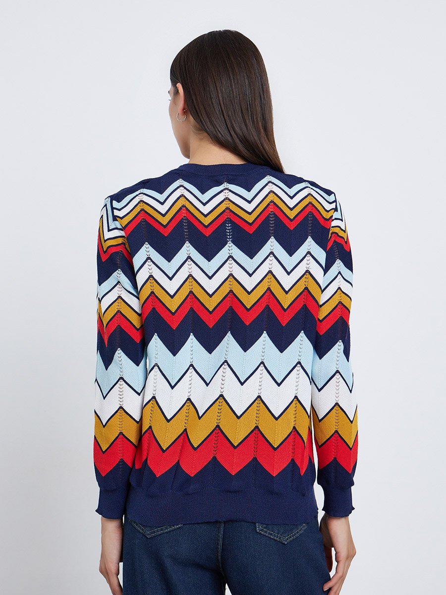 Early Autumn Knitted Long Sleeve Sweater