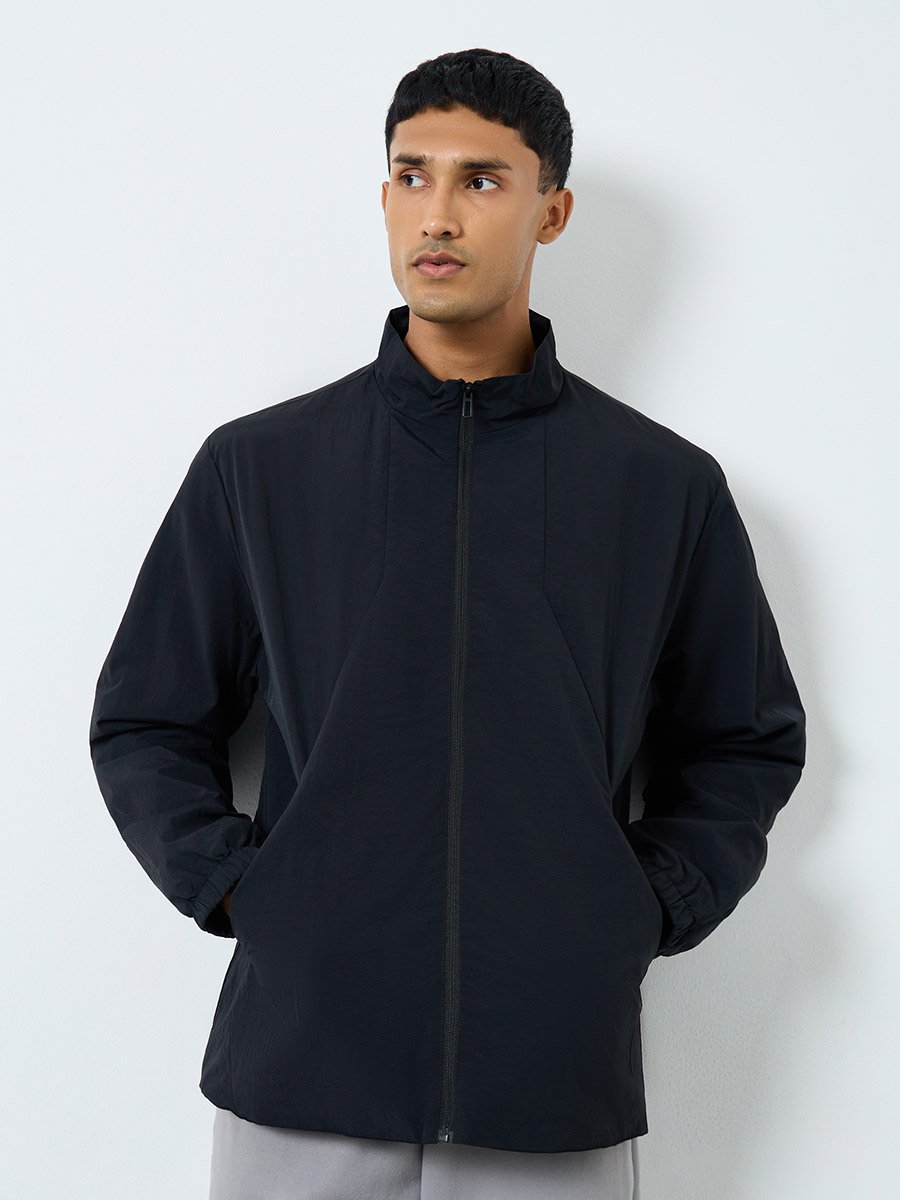 Men Oversized Lightweight Zip Up Jacket