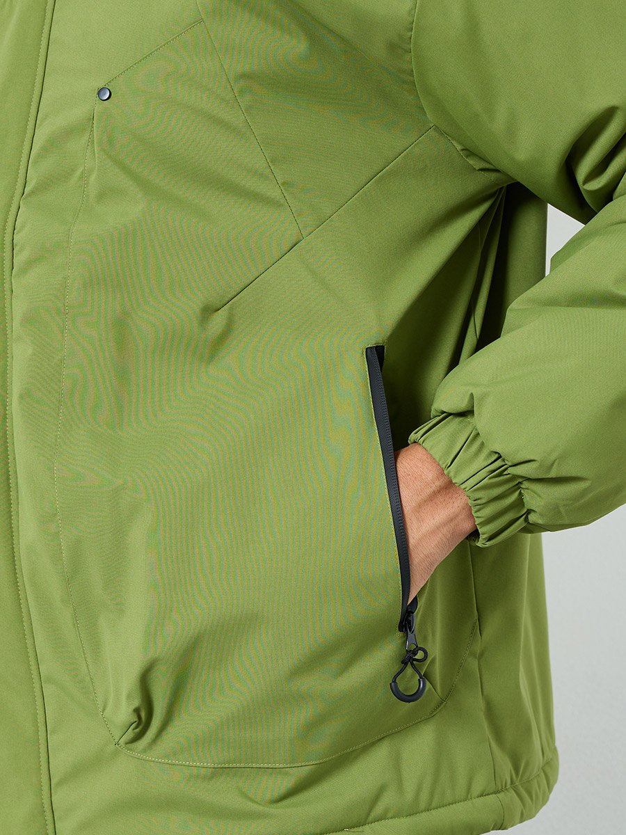 Men Oversized Hooded Windbreaker Jacket
