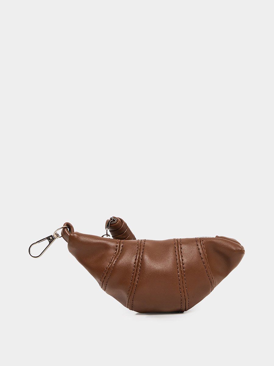 Brown Half Moon Shoulder Bag