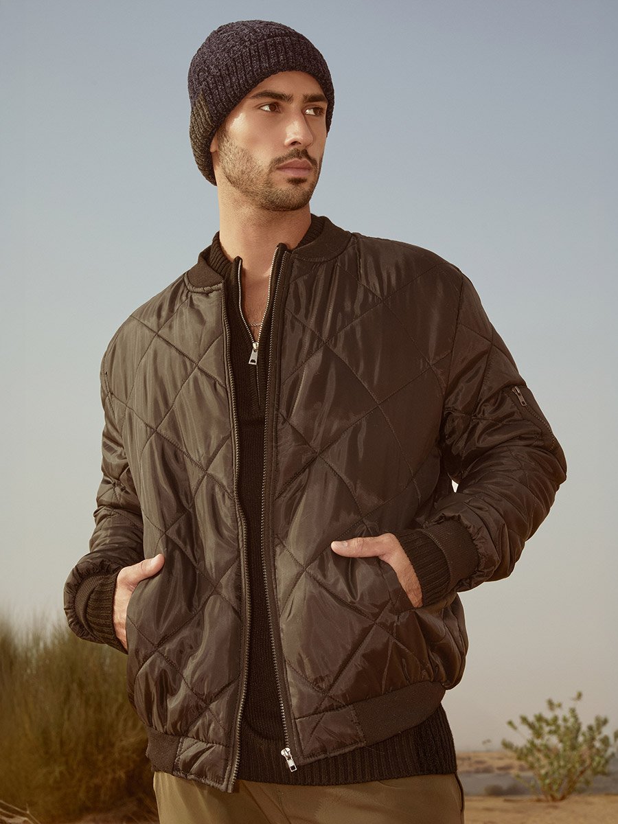 Men Relaxed Fit Lightweight Casual Jacket