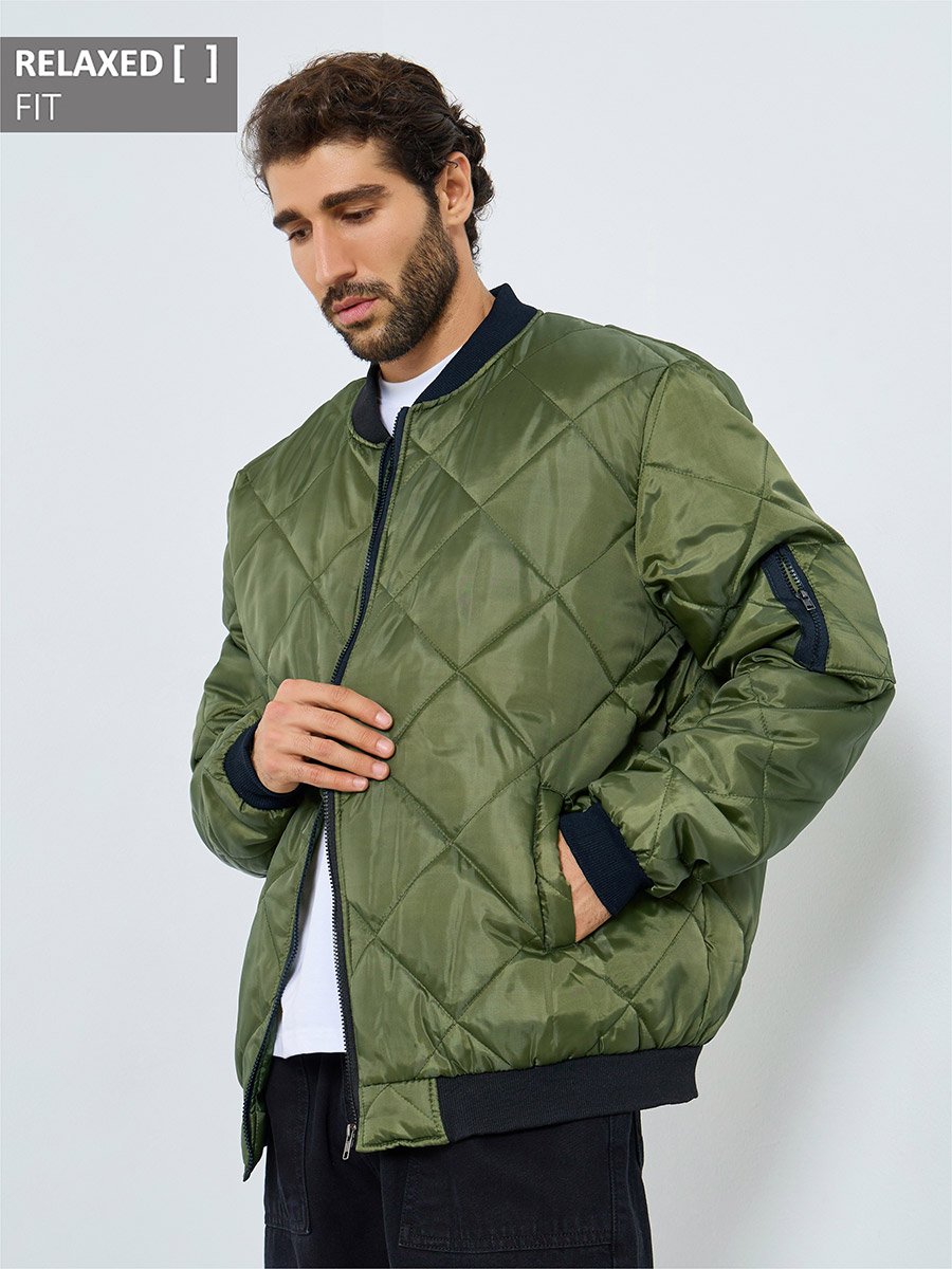 Men Relaxed Fit Lightweight Casual Jacket