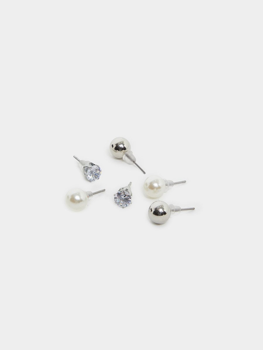 Set of 6 - Plain Assorted Earrings