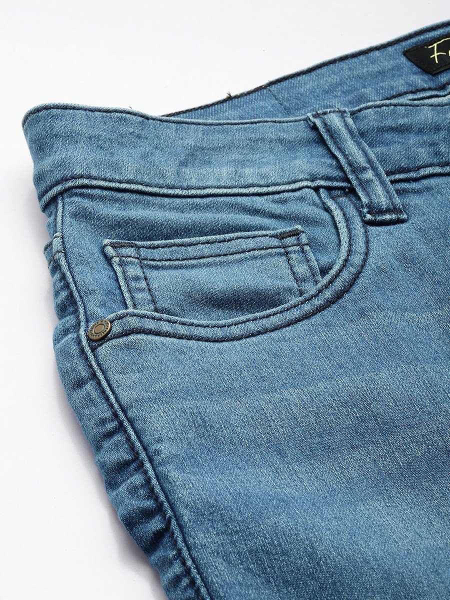 Women Mid Rise Slim Fit Solid Jeans
