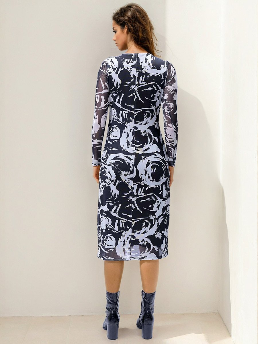 black satin halterneck wrap bodycon dress Black Floral Bodycon Dress