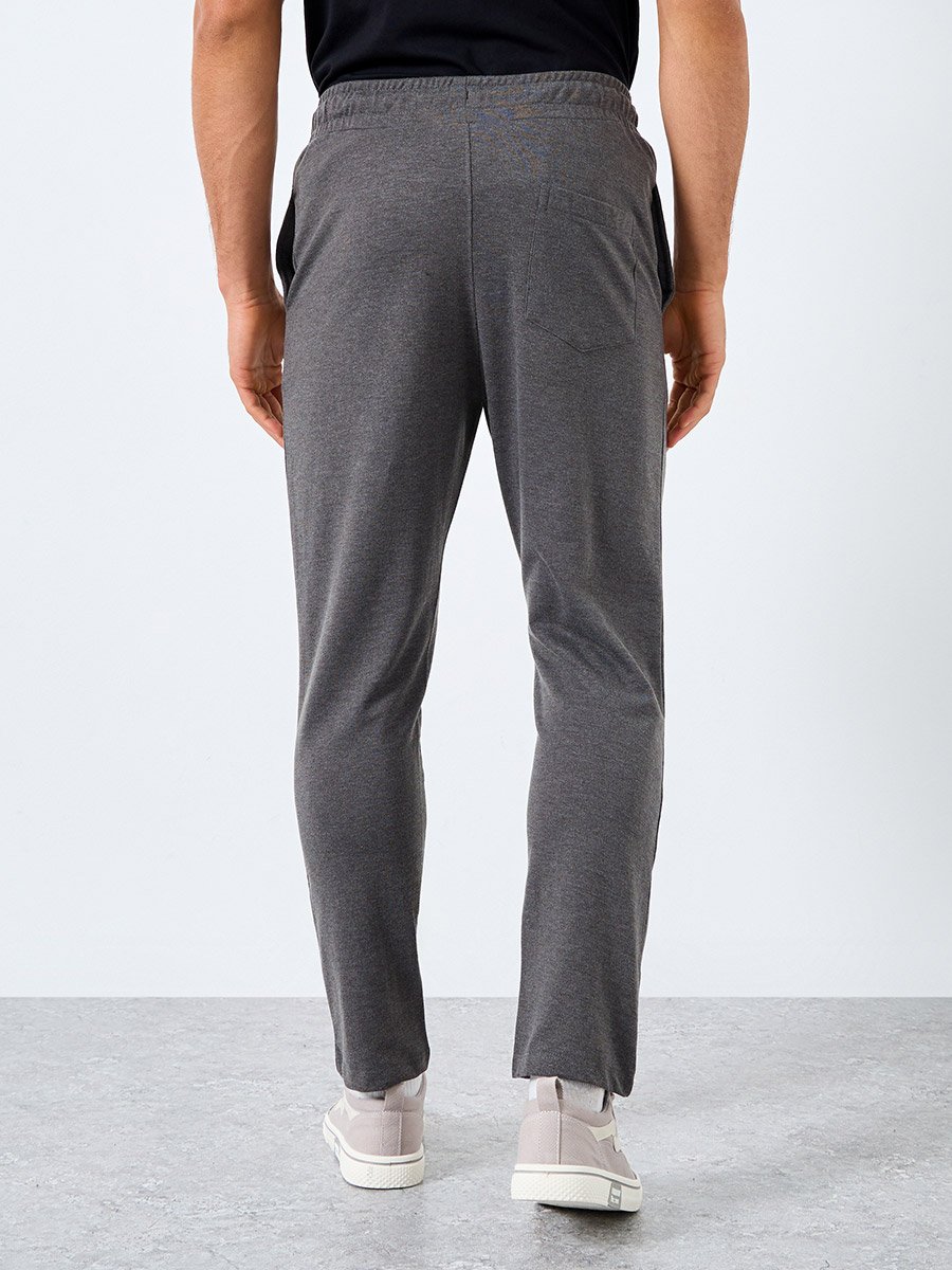 Men Charcoal Straight Fit Joggers