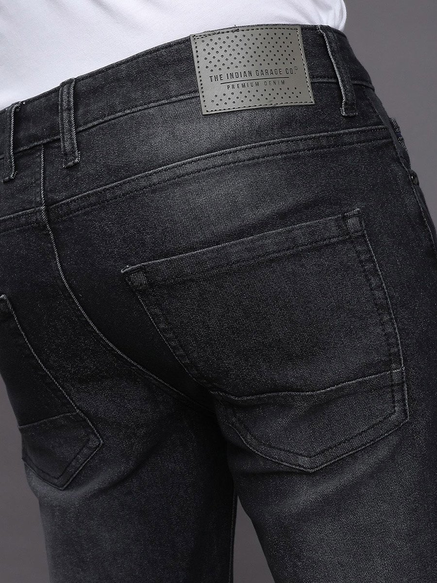 Men Dark Wash Slim Fit Jeans