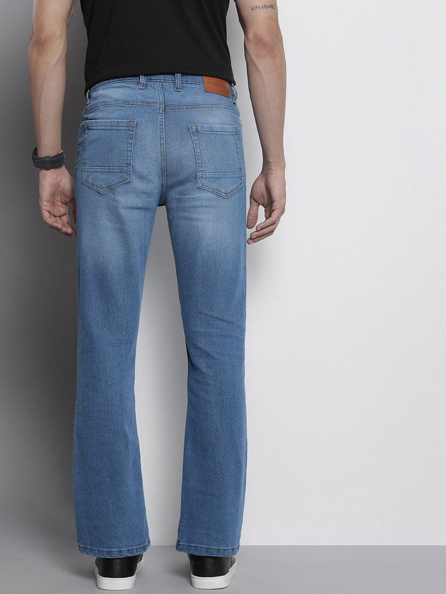 Men Mid Rise Bootcut Jeans