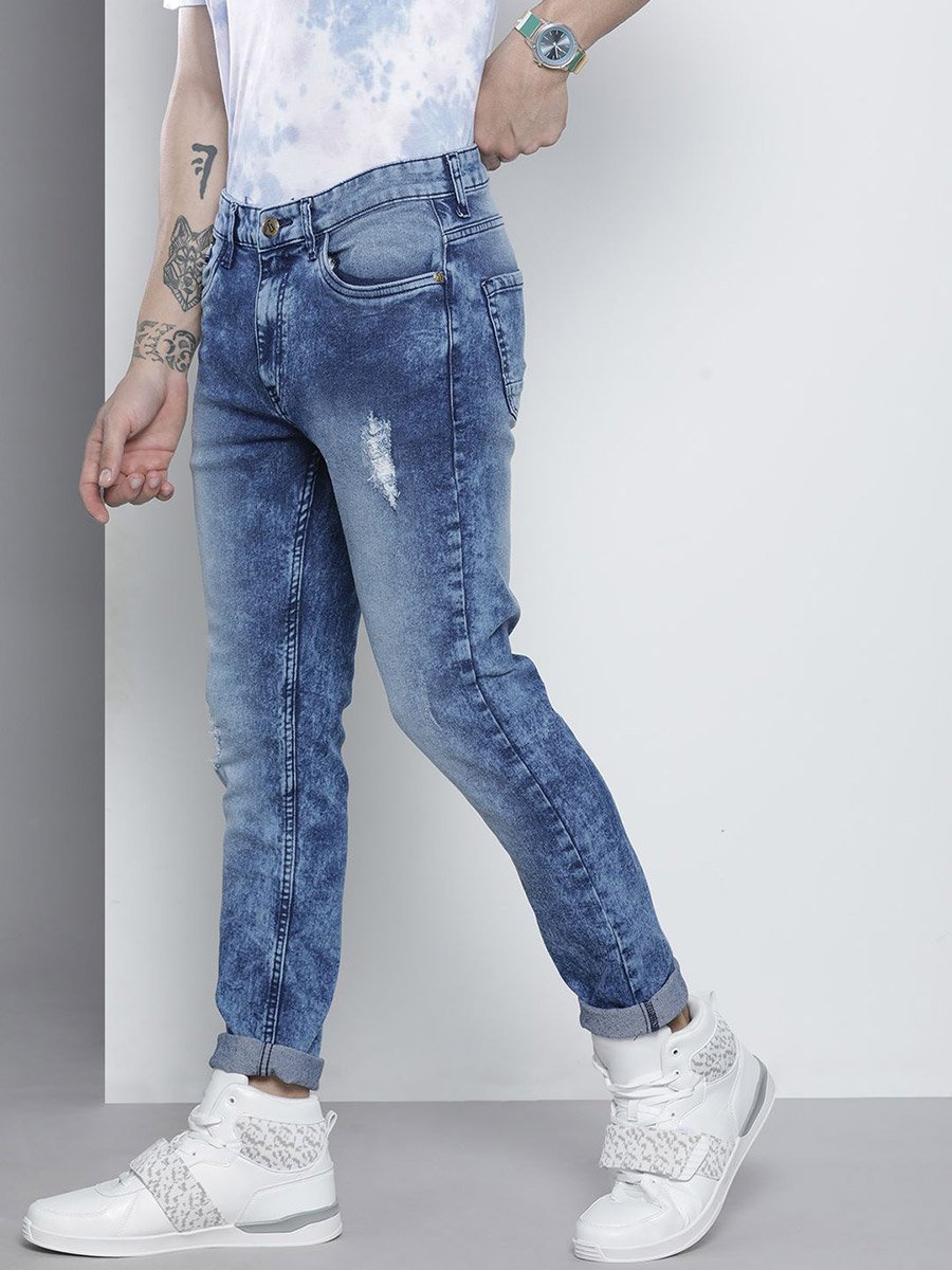 Men Mid Rise Slim Fit Stretchable Jeans