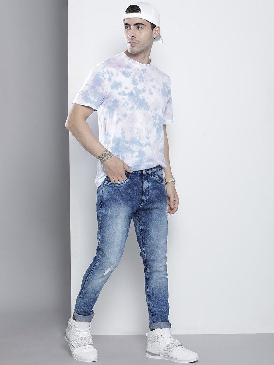 Men Mid Rise Slim Fit Stretchable Jeans