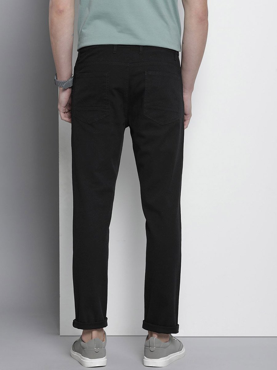 Men Black Slim Fit Chino Pants