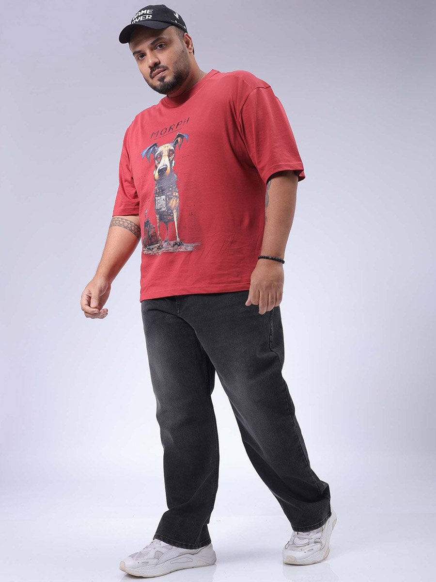 Plus Size Straight Fit Low Fade Jeans
