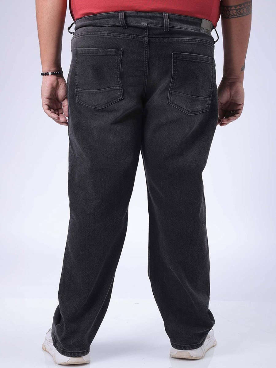 Plus Size Straight Fit Low Fade Jeans