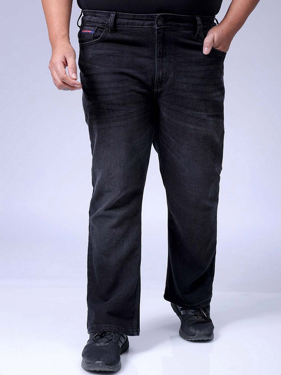 Plus Size Men Bootcut Stretchable Jeans
