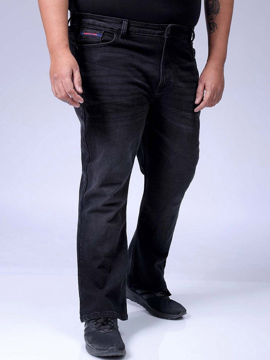 Plus Size Men Bootcut Stretchable Jeans