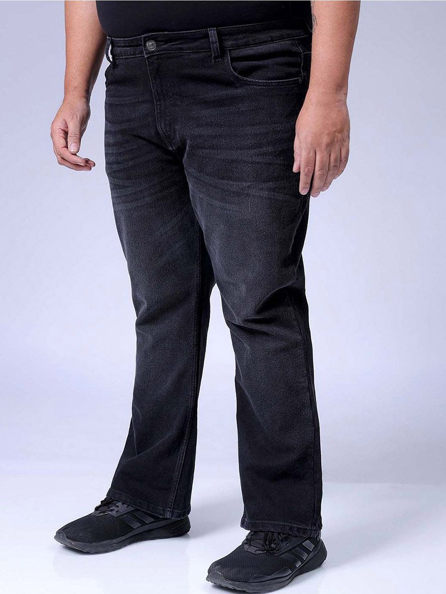 Plus Size Men Bootcut Stretchable Jeans