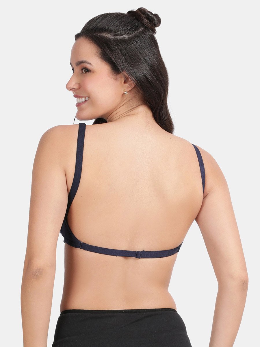 Pack of 3 - Solid Backless Non-Padded Bra