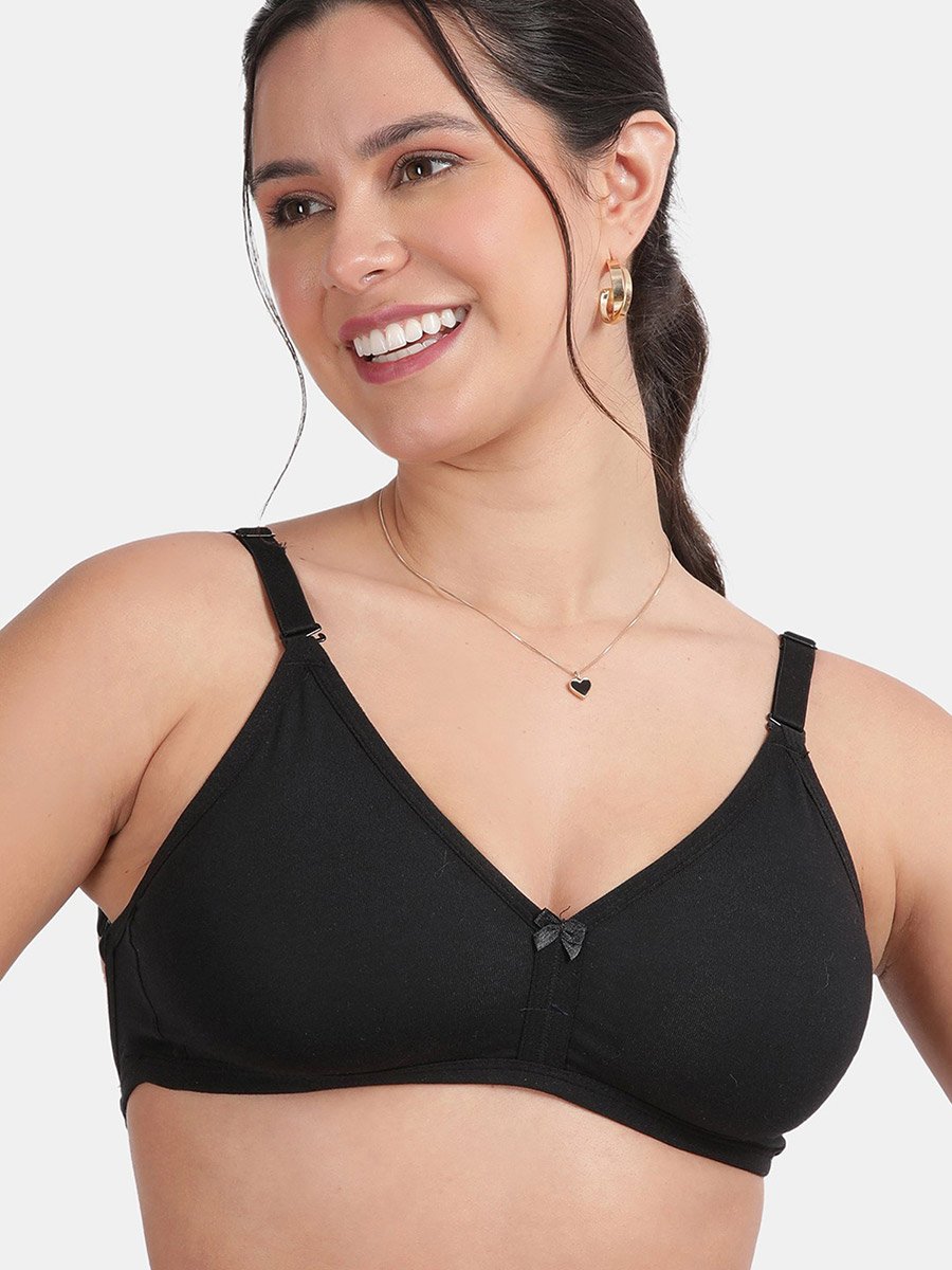 Pack of 3 - Solid Backless Non-Padded Bra