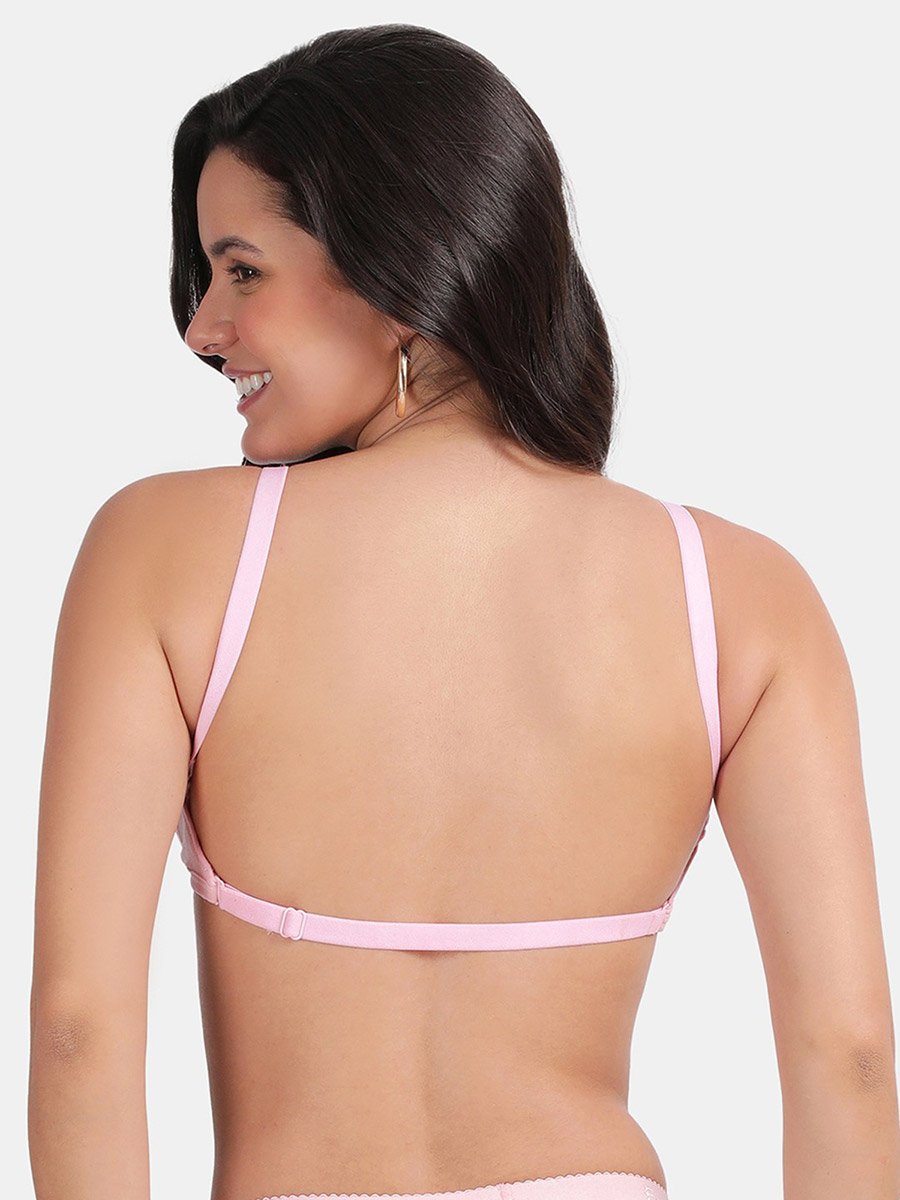 Pack of 3 - Solid Backless Non-Padded Bra