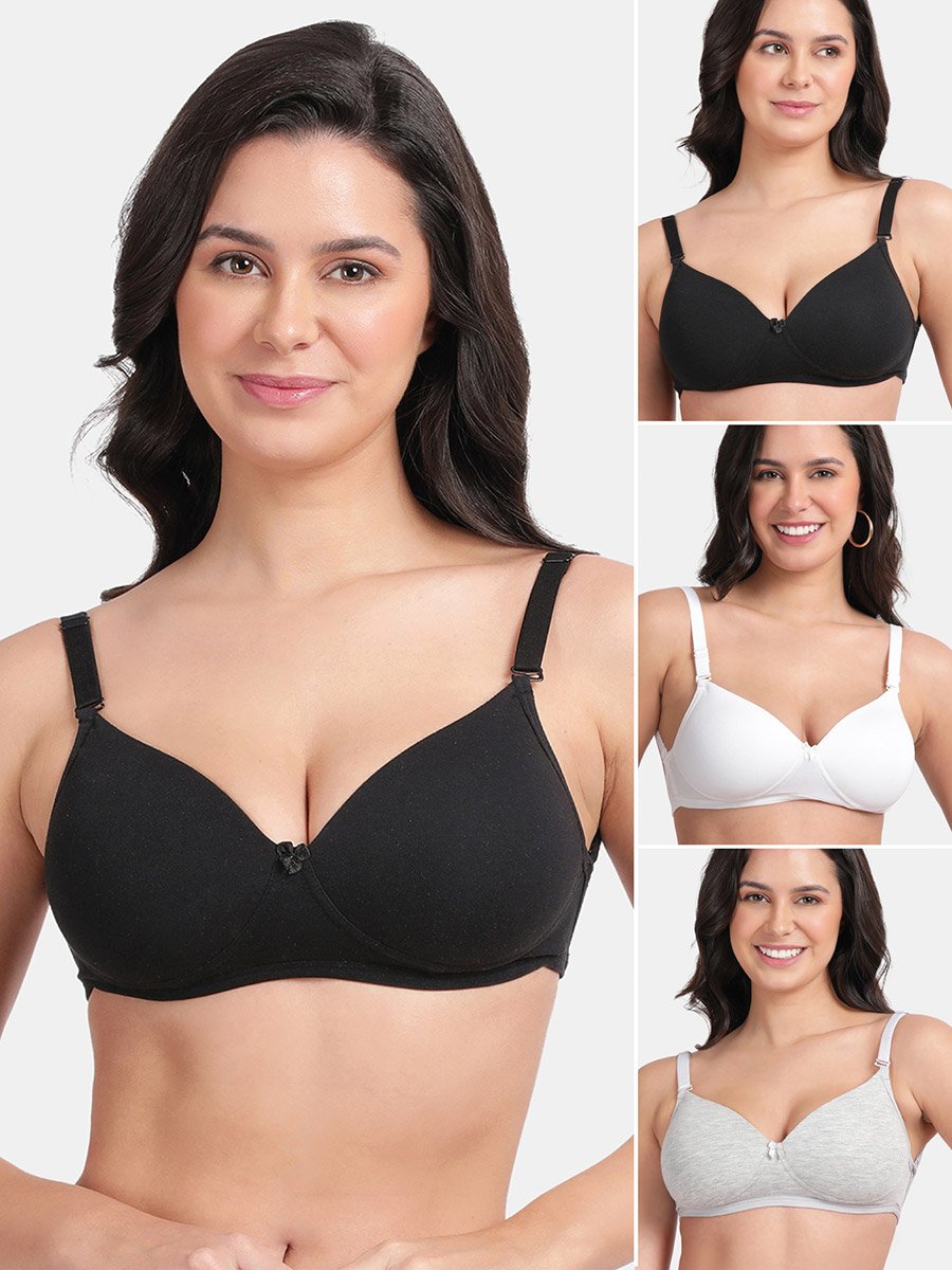 Pack of 3 - Classic Backless Padded Bra