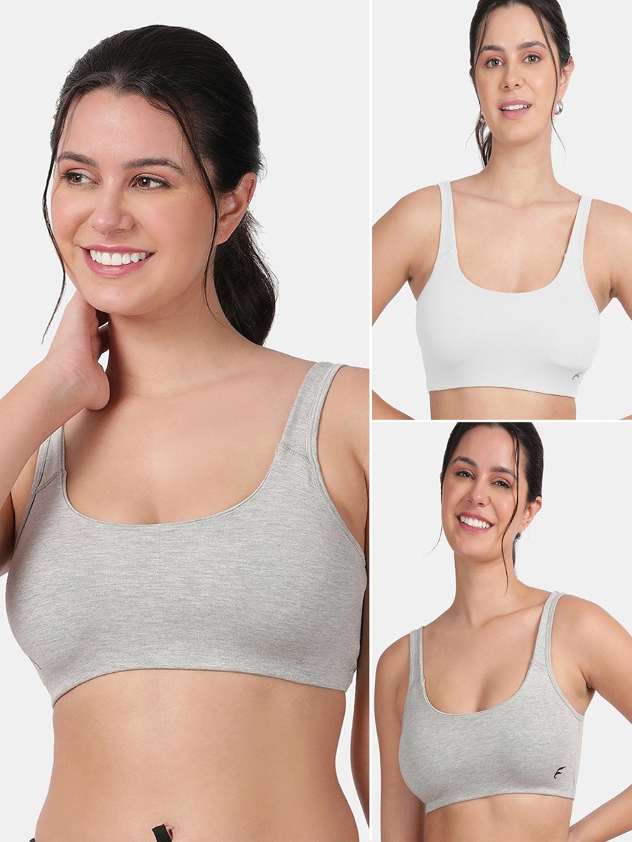 Pack of 2 - Removable Pad Sports Bra