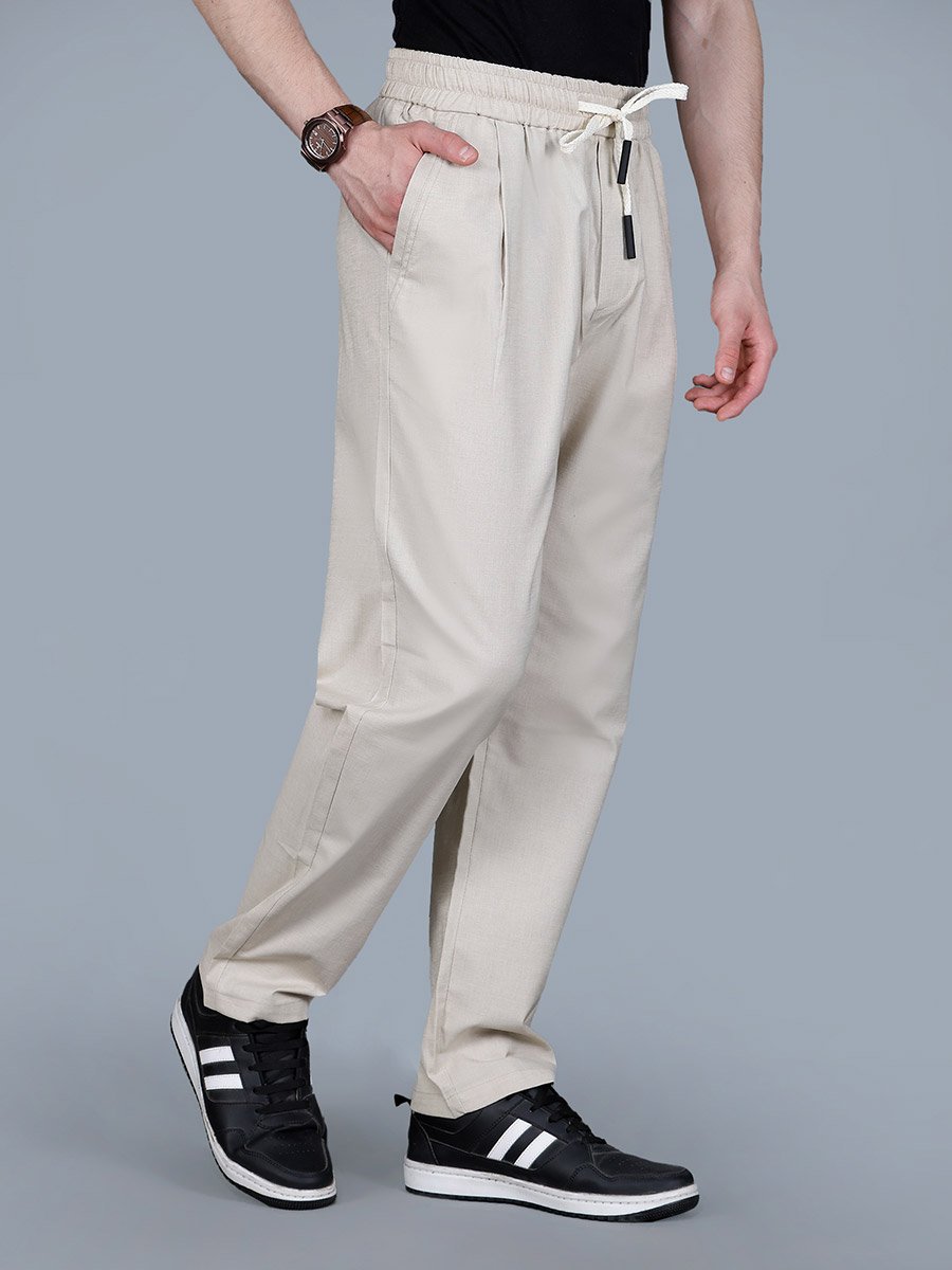 Men Relaxed Fit Drawstring Pants