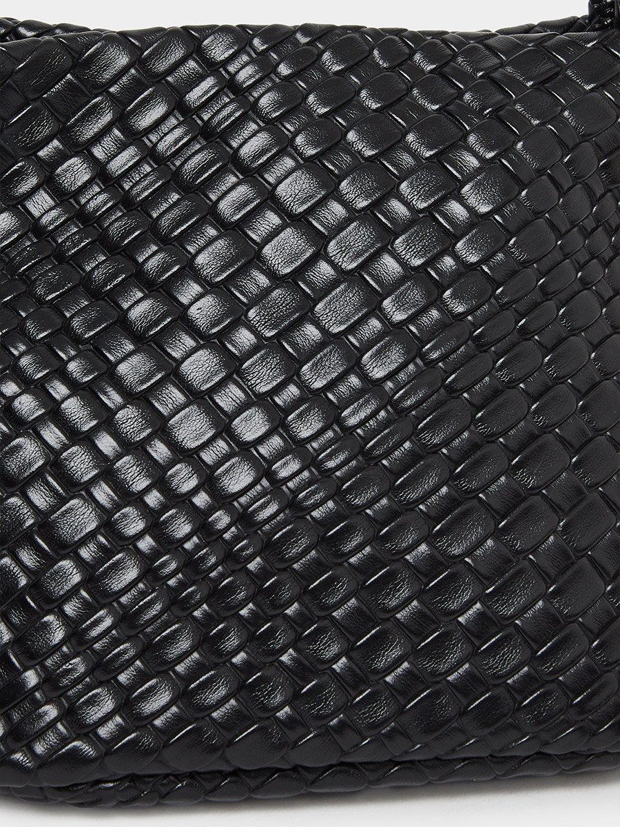 Woven Design Tote Bag with Open Top