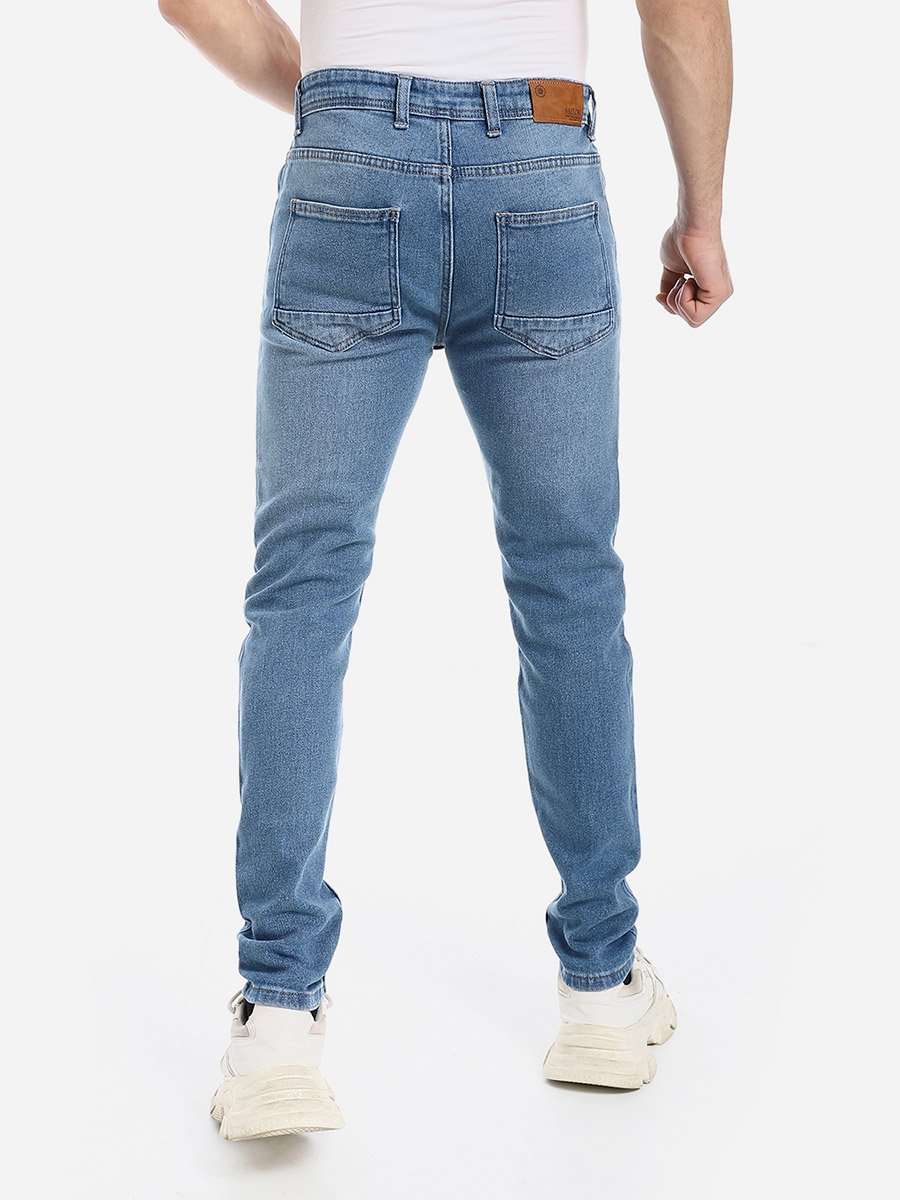 Men Mid Rise Faded Slim Fit Jeans