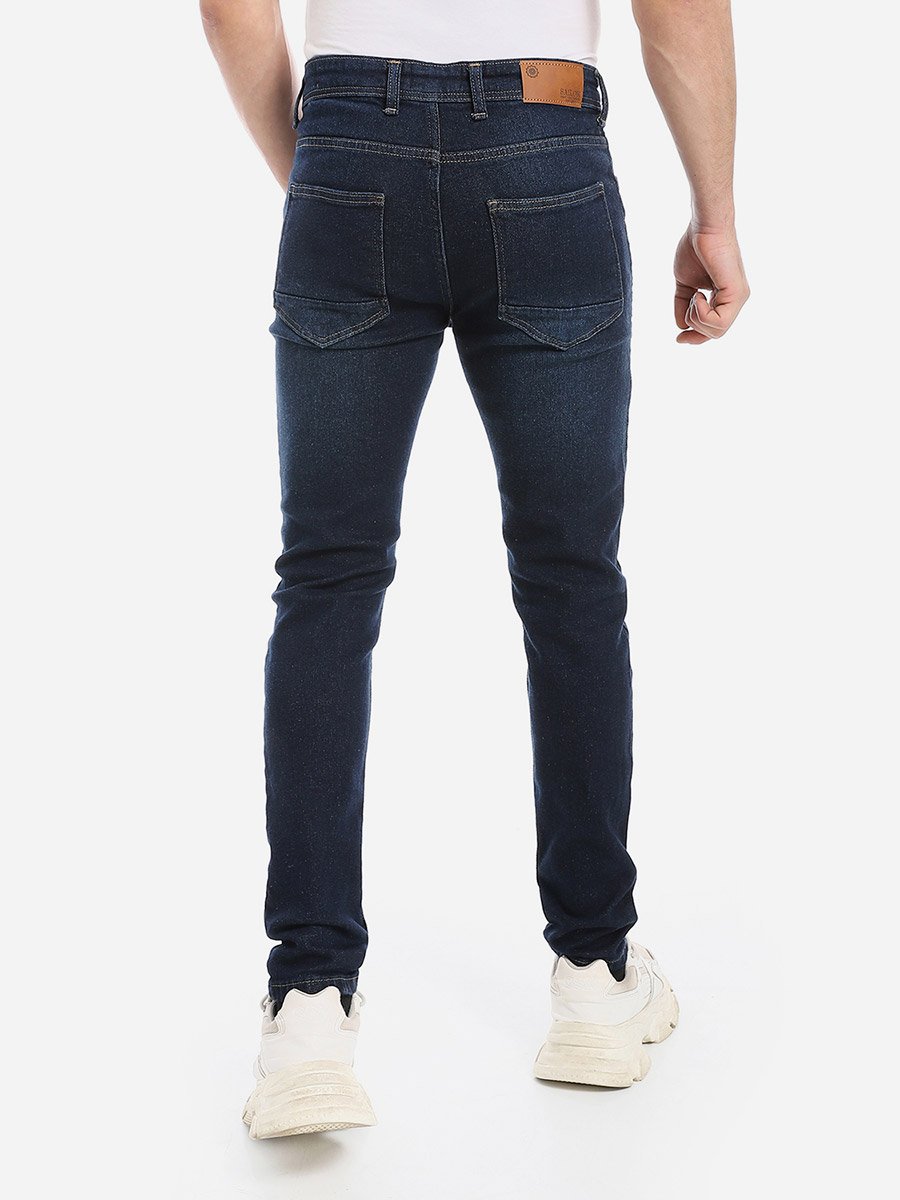 Men Mid Rise Faded Slim Fit Jeans