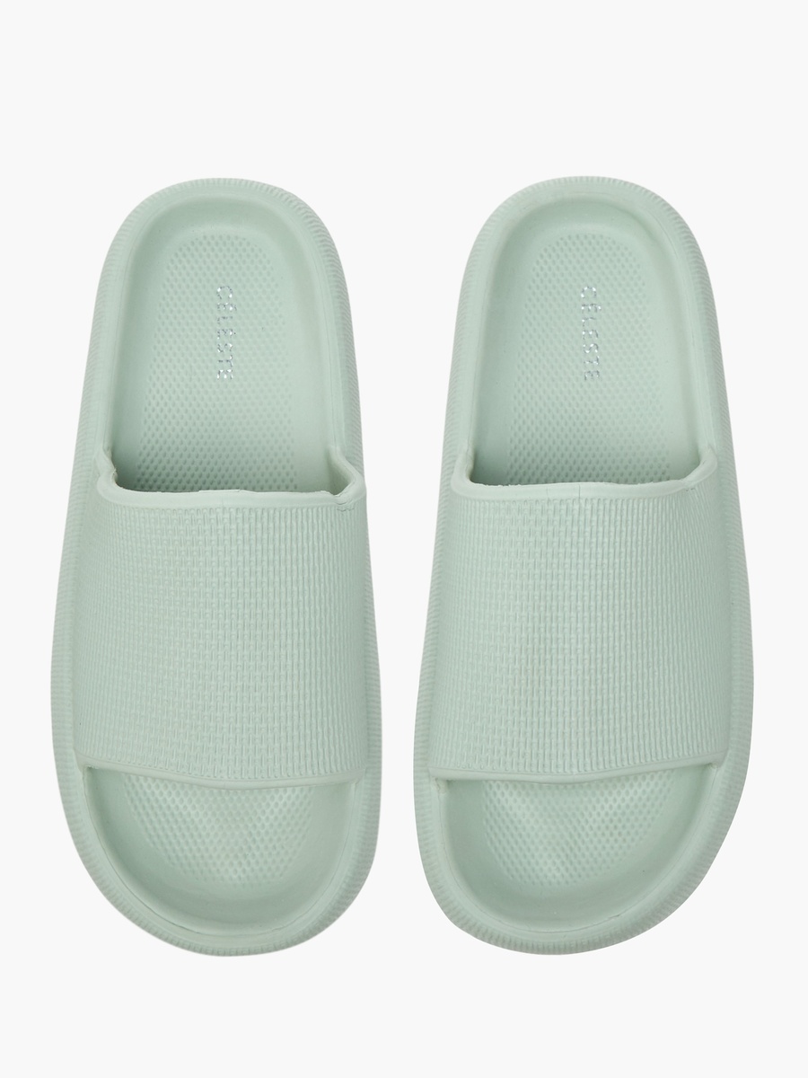 Women Textured Slip-On Slides