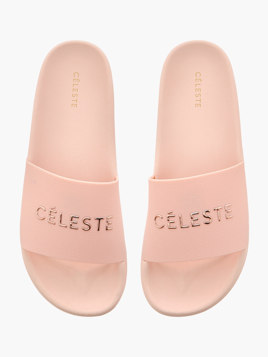 Women Logo Detail Slip-On Slides