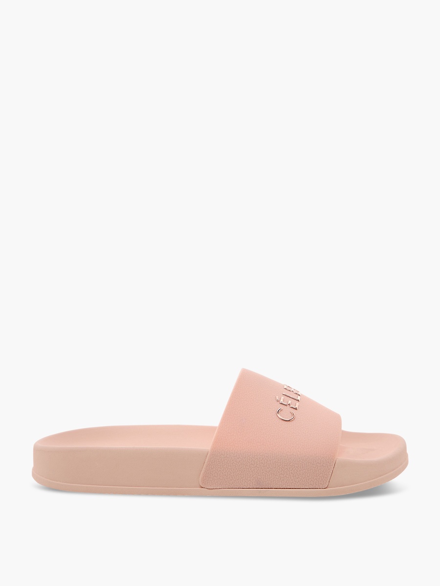 Women Logo Detail Slip-On Slides