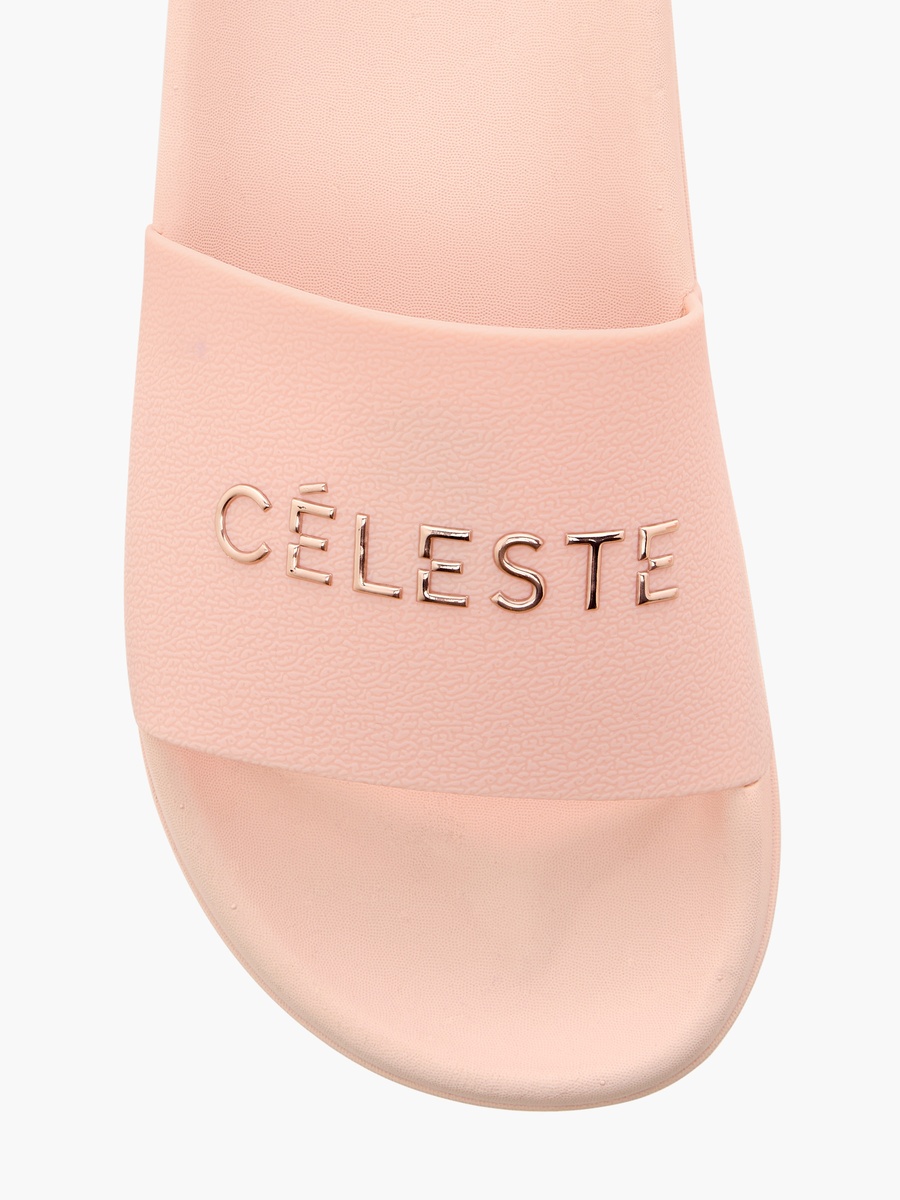 Women Logo Detail Slip-On Slides
