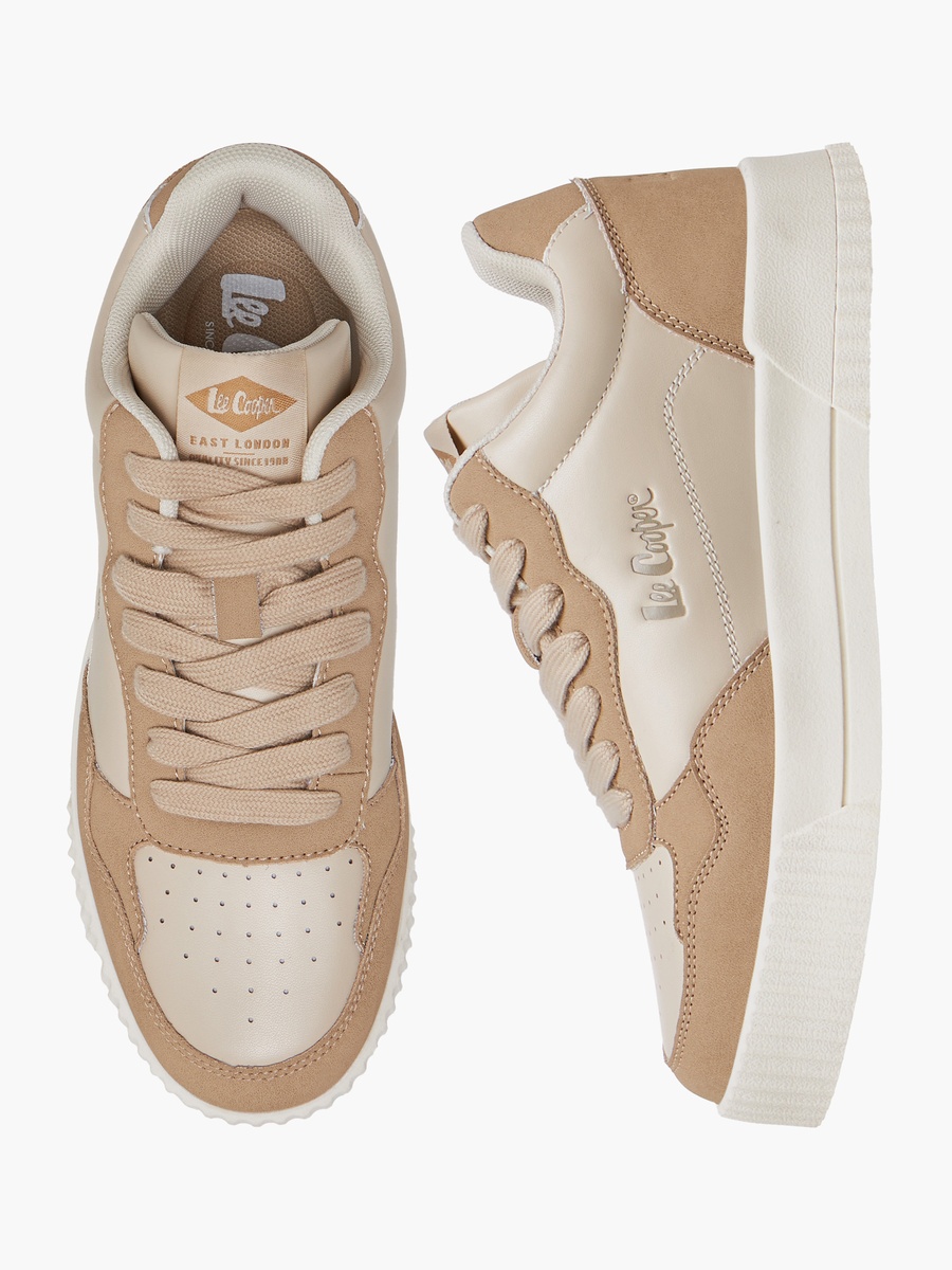 Women Logo Detail Sneakers with Lace-Up Closure