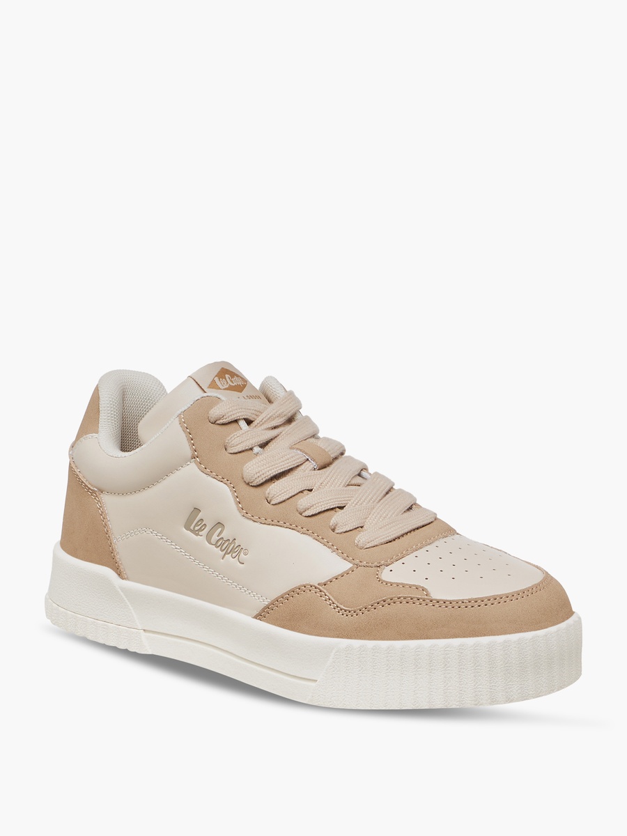 Women Logo Detail Sneakers with Lace-Up Closure