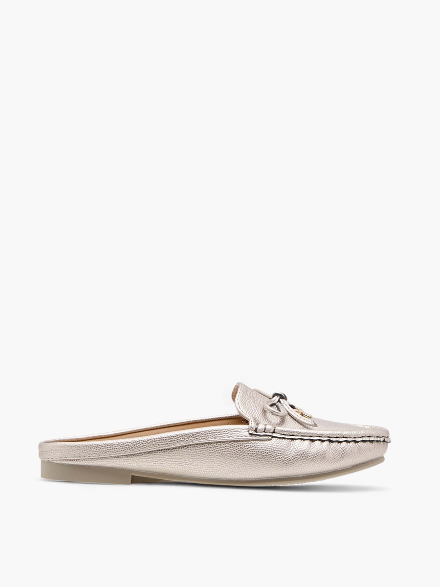 Bow Accent Slip-On Mules