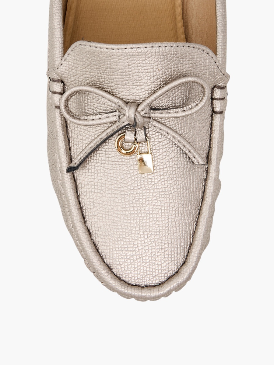 Bow Accent Slip-On Mules