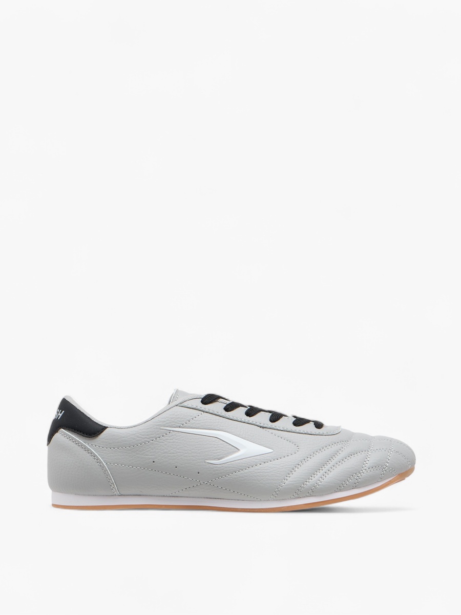 Panelled Sneakers with Lace-Up Closure