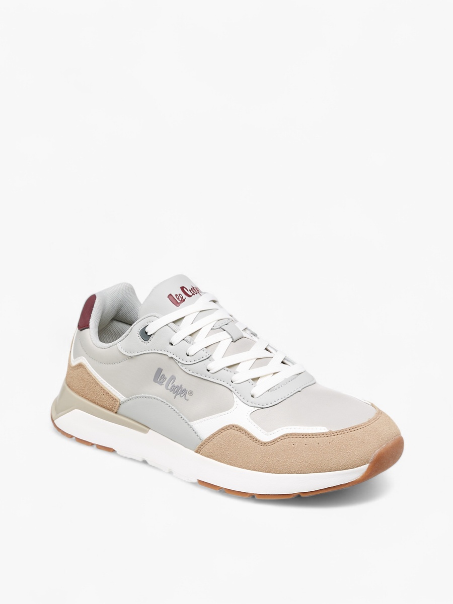 Men Panelled Sneakers with Lace-Up Closure