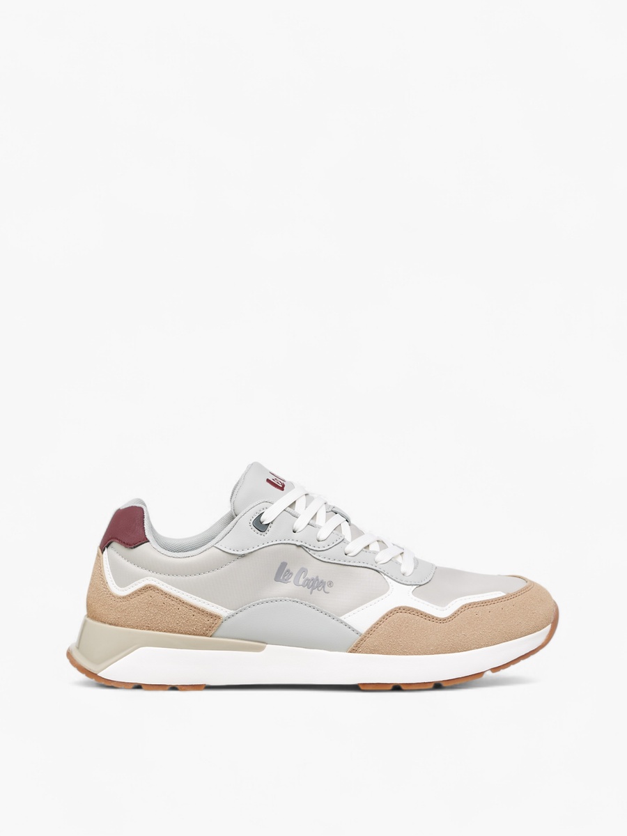 Men Panelled Sneakers with Lace-Up Closure