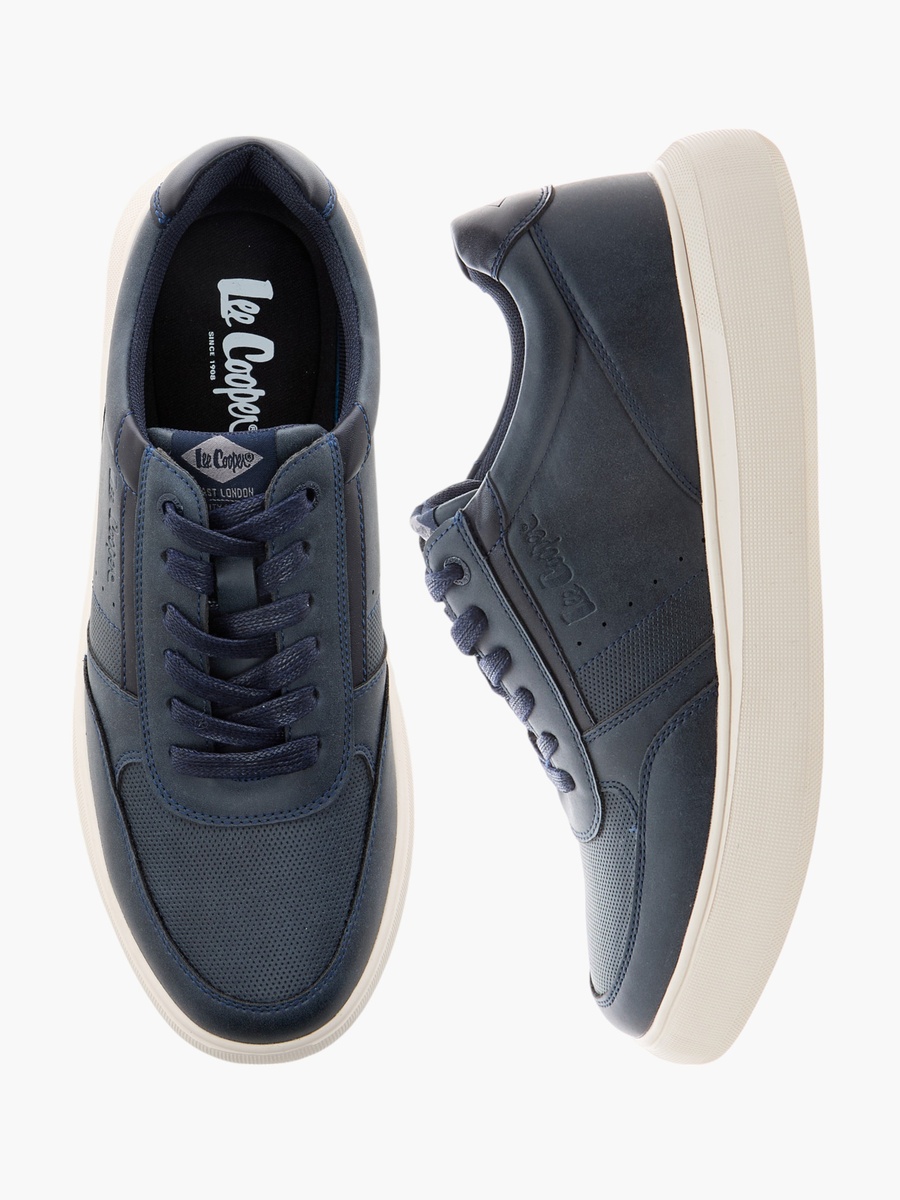 Men Panelled Lace-Up Sneakers