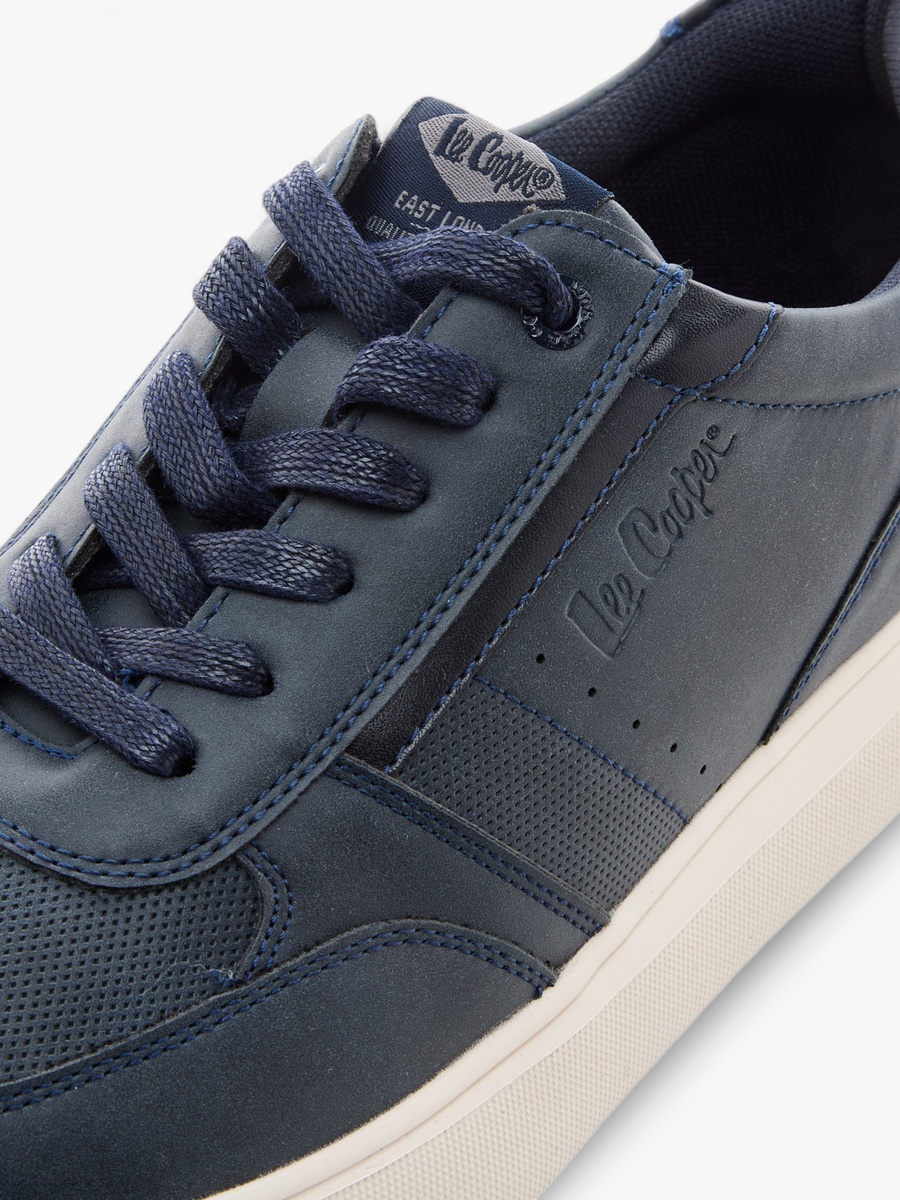 Men Panelled Lace-Up Sneakers