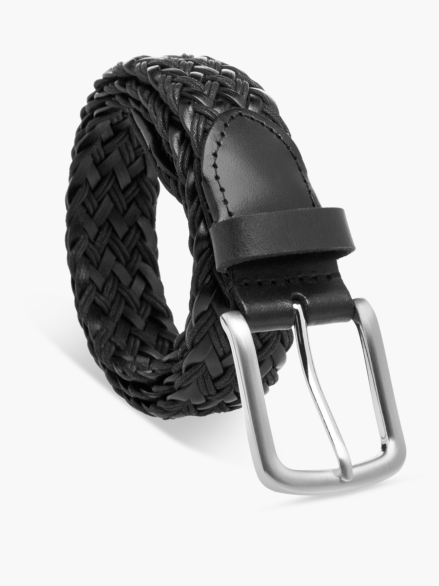 Textured Belt with Pin Buckle Closure
