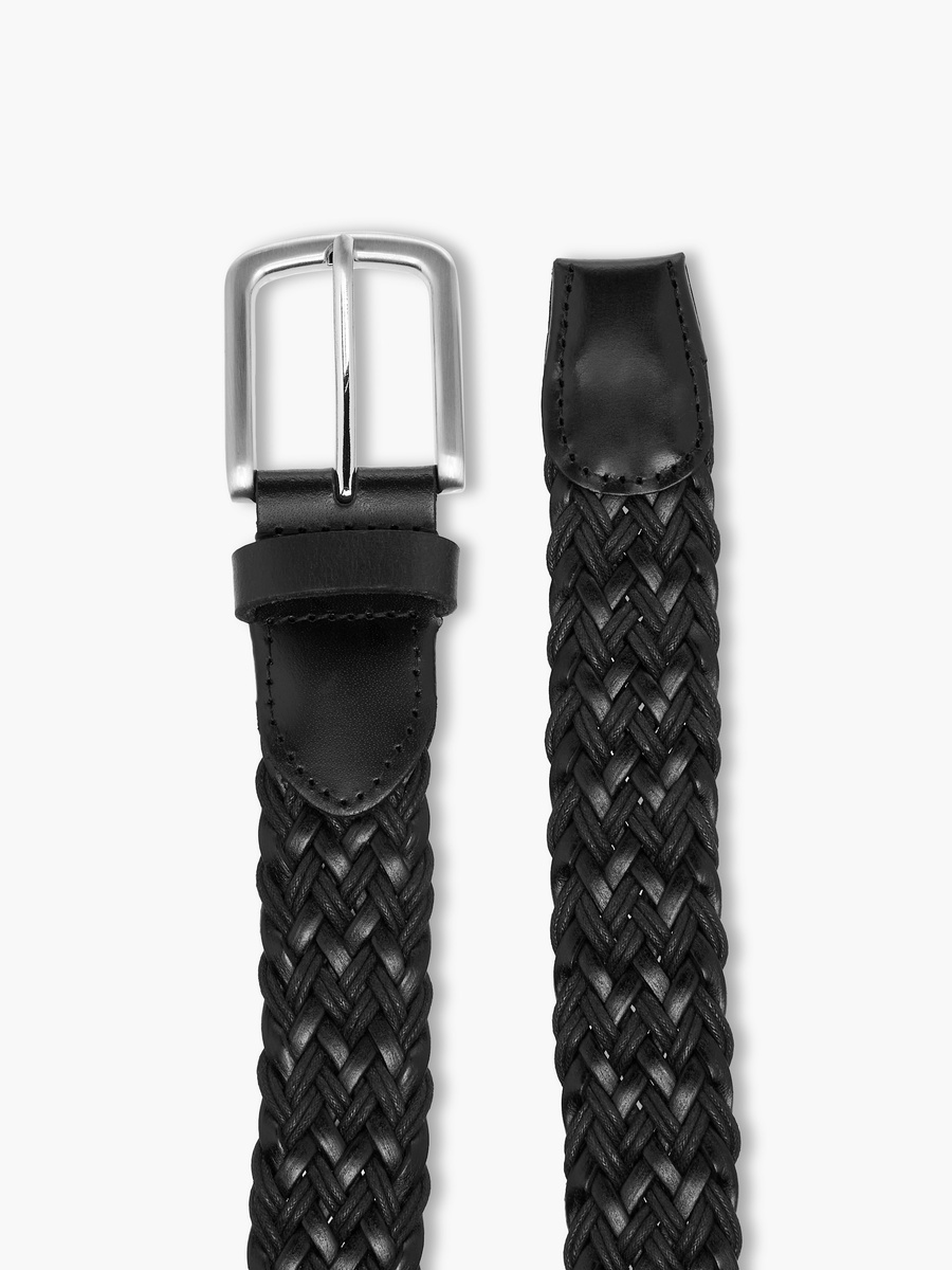 Textured Belt with Pin Buckle Closure