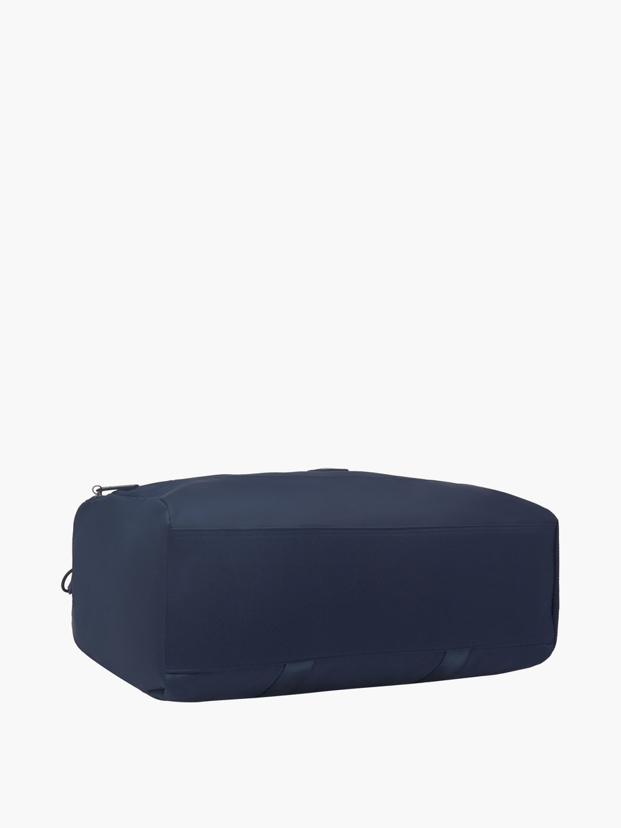 Solid Duffle Bag with Double Handles and Zip Closure