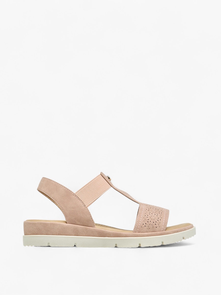 Cut-Out Detail Sandals with Backstrap