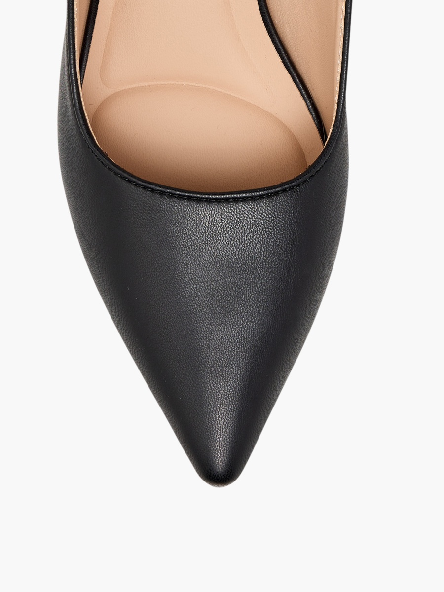 Ruched Detail Slingback Shoes with Stiletto Heels